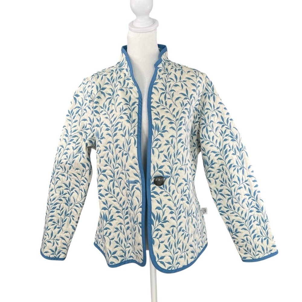 TRIMDIN Artisan Reversible Jacket Tuscany Collection Cobalt Blue Size Small - Picture 5 of 14